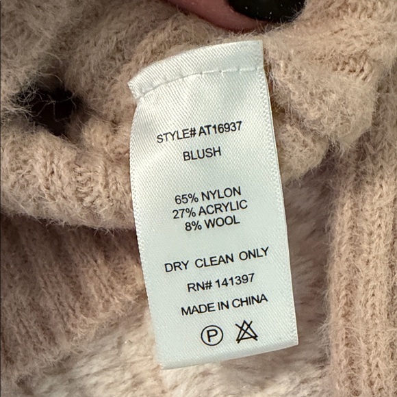 Astr Beige V-Neck Wrap Sweater - Picture 3 of 6